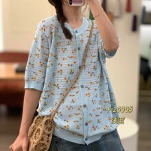 ���Ի����Ŀ����ո��Ŷ̿���֯��Ů����ӡ����������Ů2606