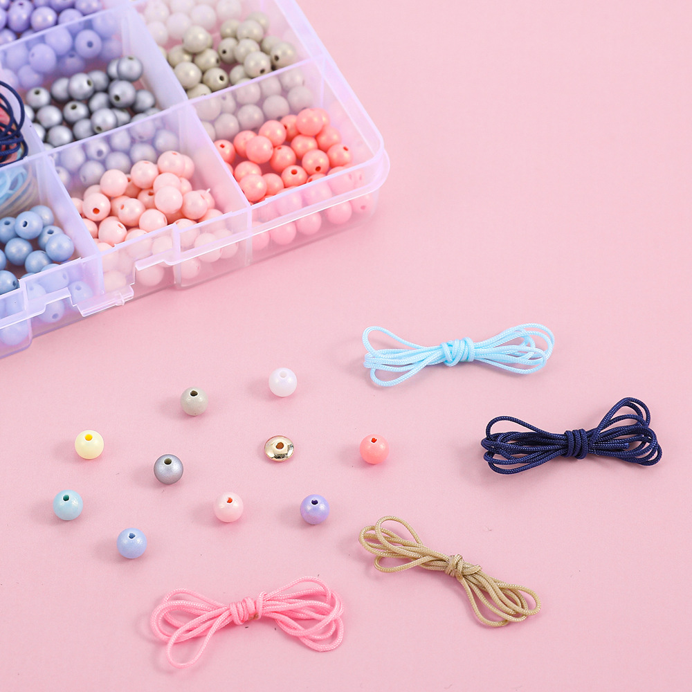 12 Grid Diy Jewelry Accessories Set Color Beads Wax Wire Material Box display picture 2