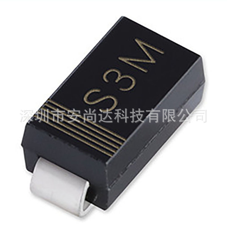 全新原装S3M DO-214AB SMC封装贴片整流二极管现货供应3A1000V