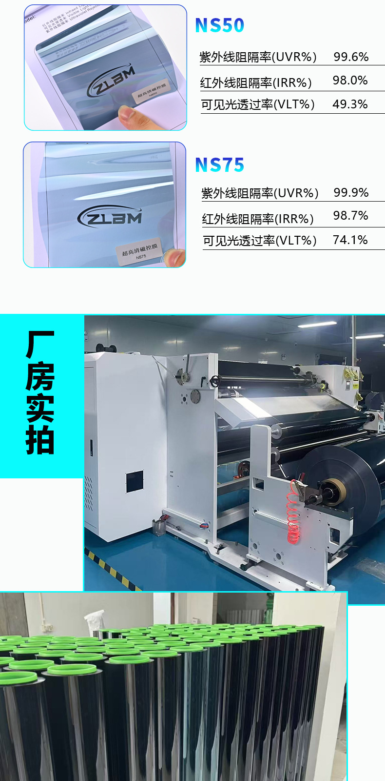 Wholesale high-definition magnetic control car film, safety and explosion-proof protective film, high thermal insulation film, sun protection film, solar film, exclusively for 4S stores