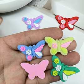 卡通大号库洛米女孩字母牌软胶配件PVC手机壳拖鞋雪地靴童鞋装饰