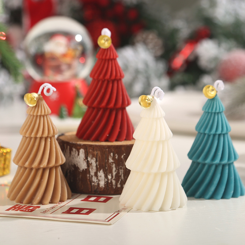 新品スパイラルクリスマスツリーアロマキャンドル高級感クリスマスお土産isクリエイティブホーム置物クリスマスプレゼント|undefined