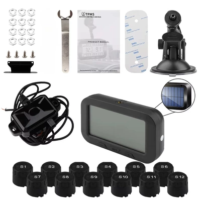 system real-time monitoring external – Tire pressure monitoring system - 12-wheel-truck-tire-pressure-monitor