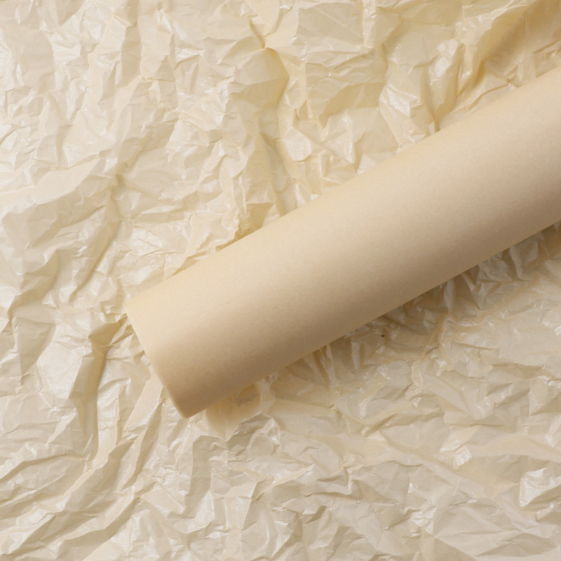 Nuevo papel de pera 70*50cm papel de envolver flores forro base mano amasando papel de algodón papel de envolver flores al por mayor fabricante