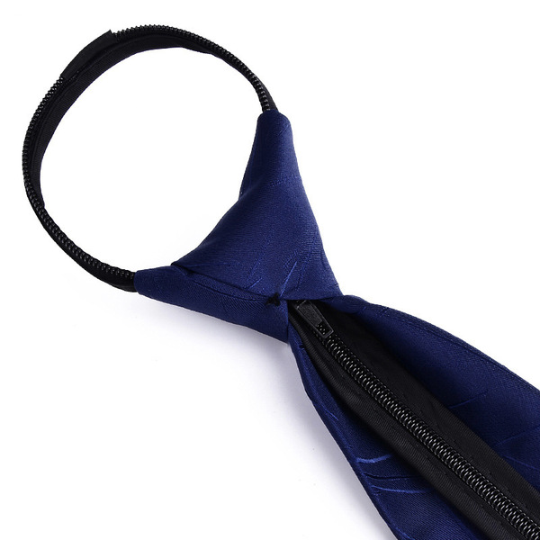 Men's zipper tie without knotting buckle 8CM business formal wear…