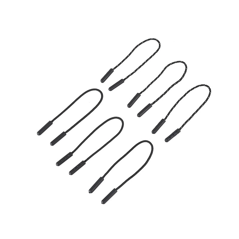 Двуглавая Веревка на молнии Головка для впрыска материала из полипропилена с веревкой Одежда штурмовые штаны шнурок автоматический механизм подвеска молния Веревка