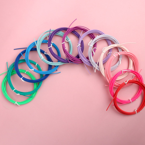 Multicolor 3D printing pen consumables low-temperature PCL filament 1.75mm 3D drawing pen material 3m 5m wholesale