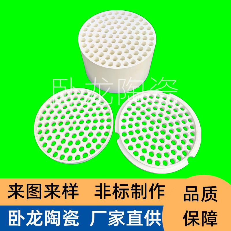 九五瓷90度灰色开槽绝缘99瓷热风枪发热芯散热异型陶瓷发热芯