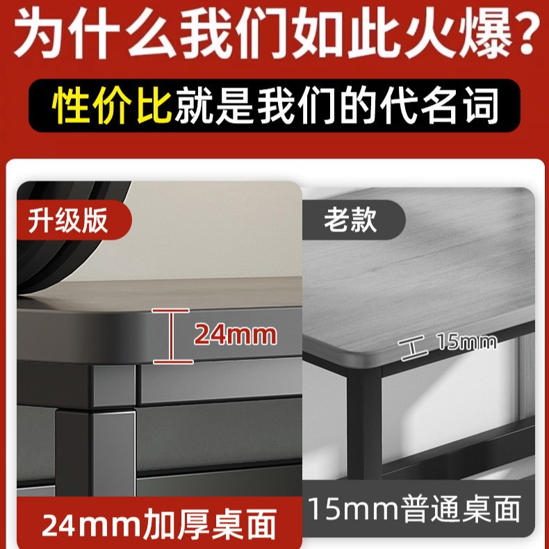 Mesa de deportes electrónicos de alquiler de alquiler de alquiler de viento minimalista mesa de trabajo de escritura de estudio de estudiantes de escritura mesa de computadora de escritorio de extremo hogar