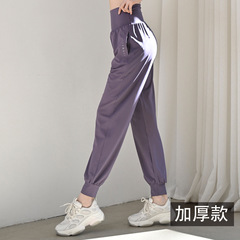 瑜伽服運動女加厚長褲套專業跑步時尚新款氣質高端秋冬健身服套裝