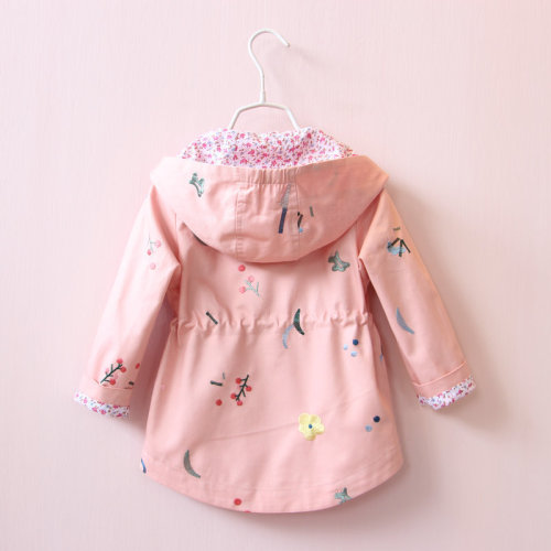 Alibaba.com Women's Children's 100% Cotton Embroidered Hooded Jacket with Drawstring for Kids -  Autumn Long-Sleeve Outerwear Top