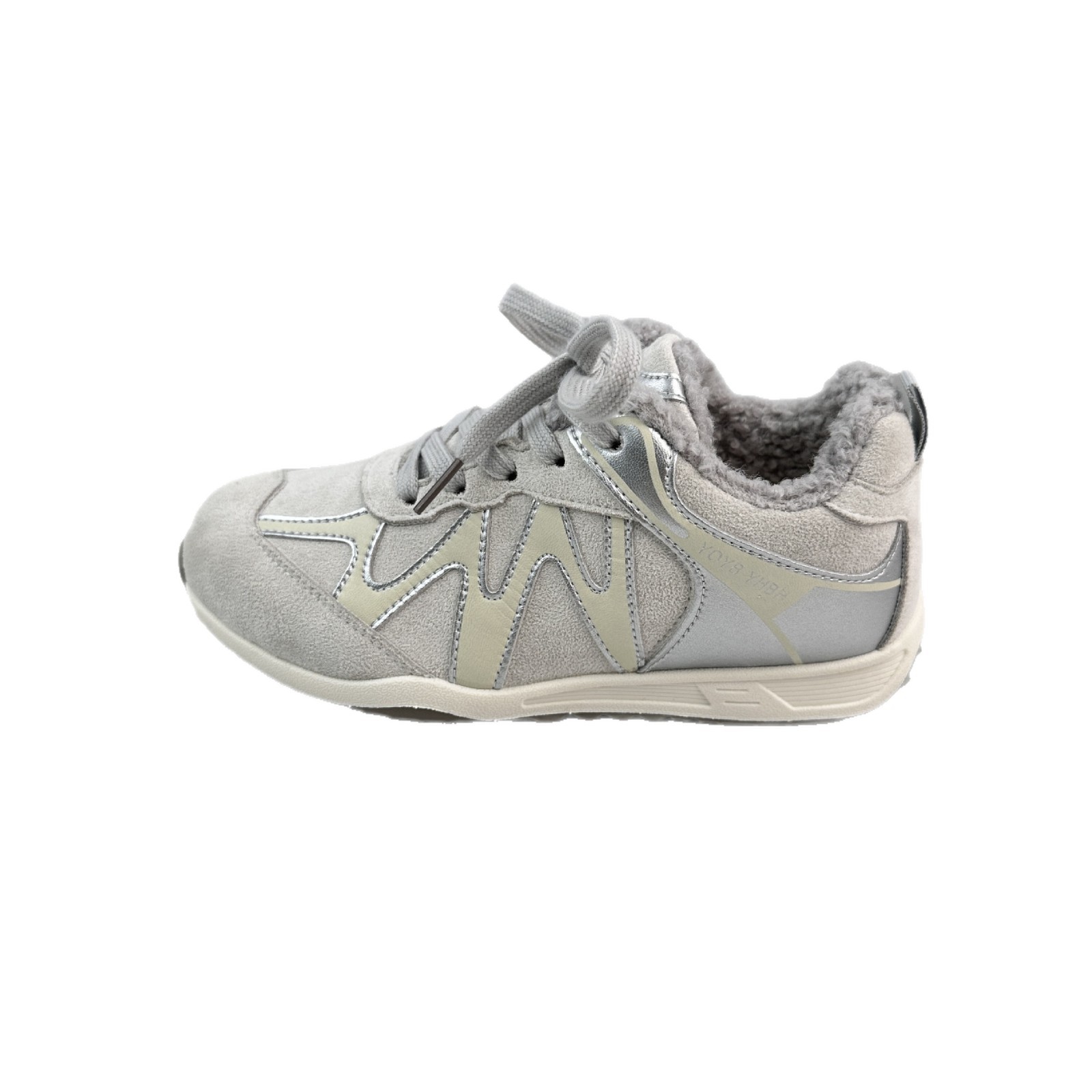Yuanbo 2025 invierno nuevo estilo de moda casual zapatos deportivos ligeros zapatos de carrera de algodón de entrenamiento universal