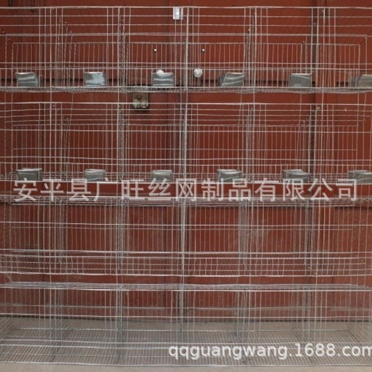 广旺批发兔笼 商品兔笼 四层24笼位商品兔笼 兔笼配件