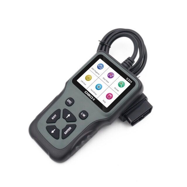 Car OBD2 diagnostic scanner, OBD on-board computer smart decoder, engine fault detector