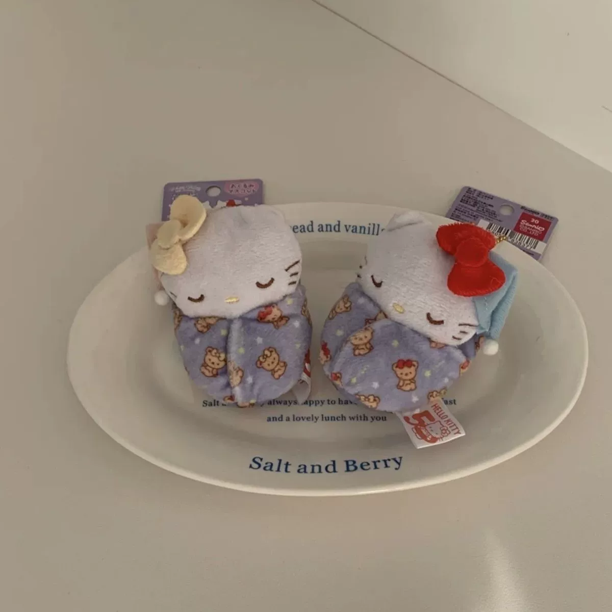 Sanrio hellokty 50-летие розовая пеленальная сумка с подвеской кукла детские пельмени