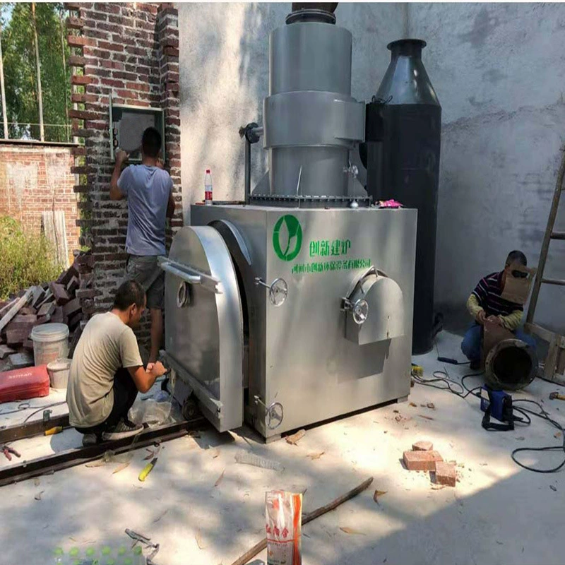 Автоматический завод для кремации животных завод по сжиганию трупов животных