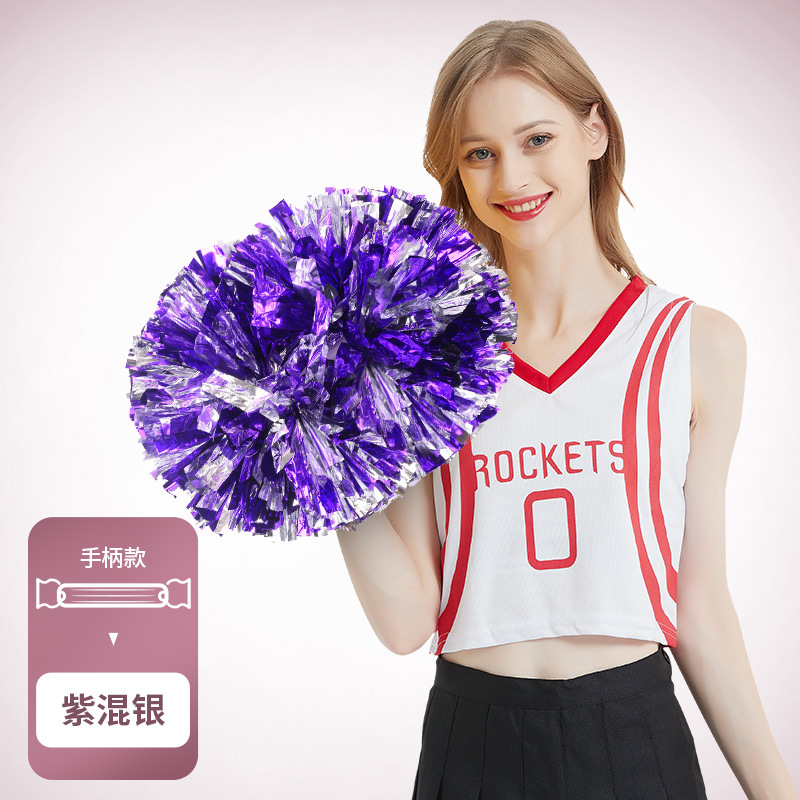 Porristas Bola de flores porristas mano flor mano sacudida flor danza rendimiento mano flor porristas flor bola de color rendimiento