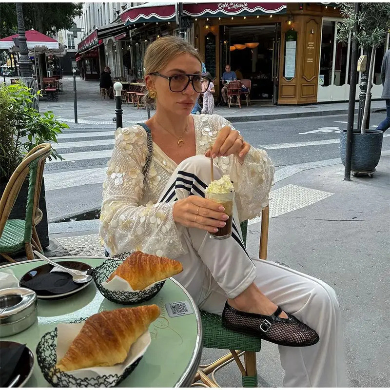 Cross-border European and American Women's AliExpress Explosions Bead Decorative Kimono Long-sleeved Jacket