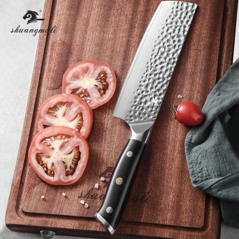 Cuchillo de cocina de acero Damasco de 67 capas Cuchillo de cocina pequeño Cuchillo de cocina Cuchillo de cocina doméstico Cuchillo de carne