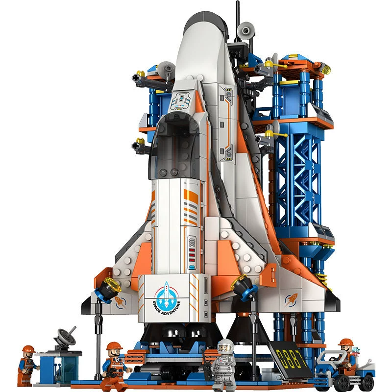 Chinese aerospace constructor, airplane, rocket for boys, toy