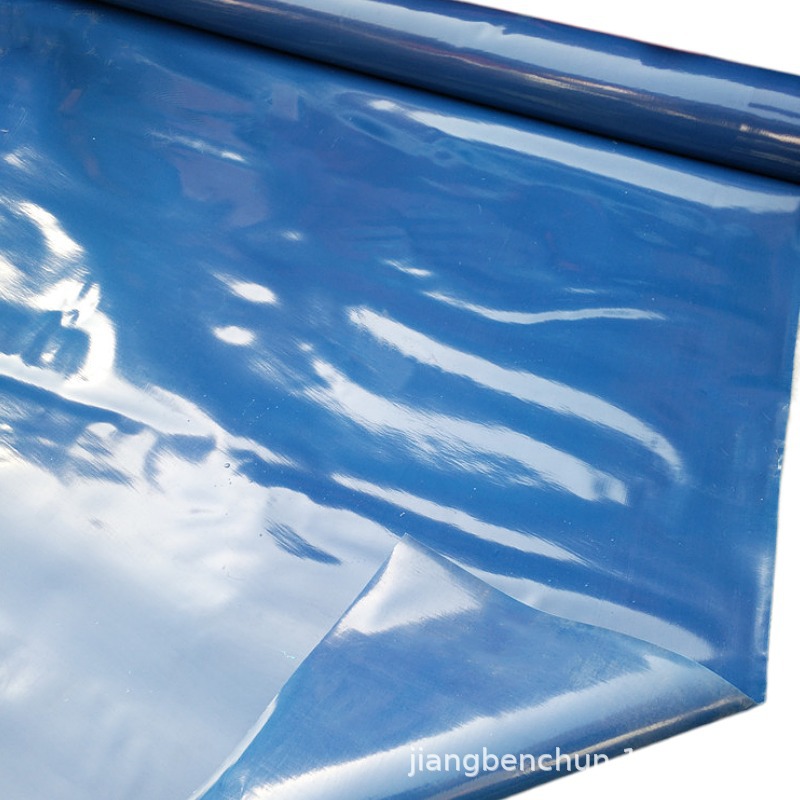 工程防水HDPE土工膜鱼塘游泳池蓝膜沼气池污水池防渗地基防潮护坡