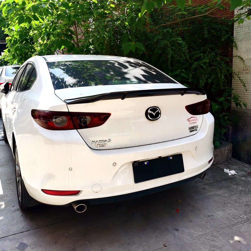 Suitable for 2020-2024 Mazda 3 Next Generation Rear Wing New Angkesela Modified R Style Fixed Wing