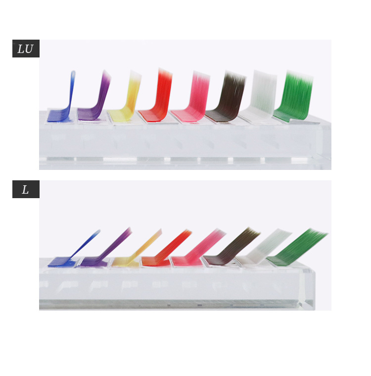 彩色嫁接睫毛 彩色嫁接睫毛