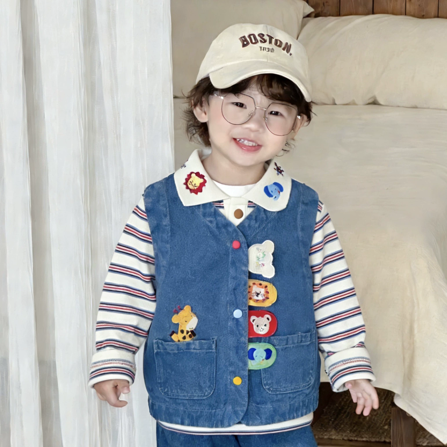 Детский жилет 2026: новая весенняя коллекция, жилетки для маленьких и средних детей в наличии, джинсовый жилет для мальчиков с вышивкой