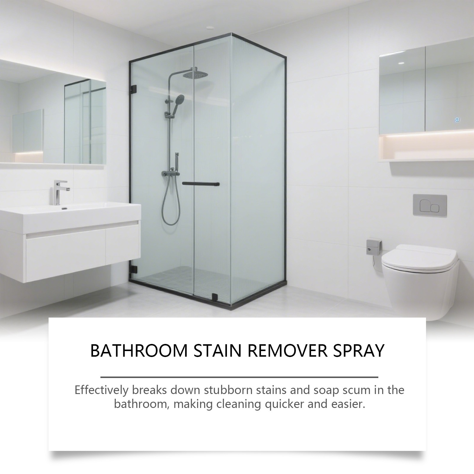 Limpiador de Baño en Spray Desincrustante para Azulejos y Vidrio image 3