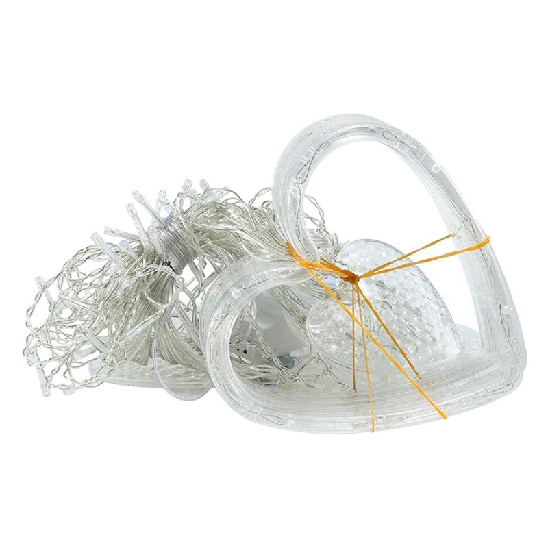 Luces de cortina de amor Luces De vacaciones luces de colores patio al aire libre Cadena de luz led luces de Navidad luces decorativas en stock al por mayor