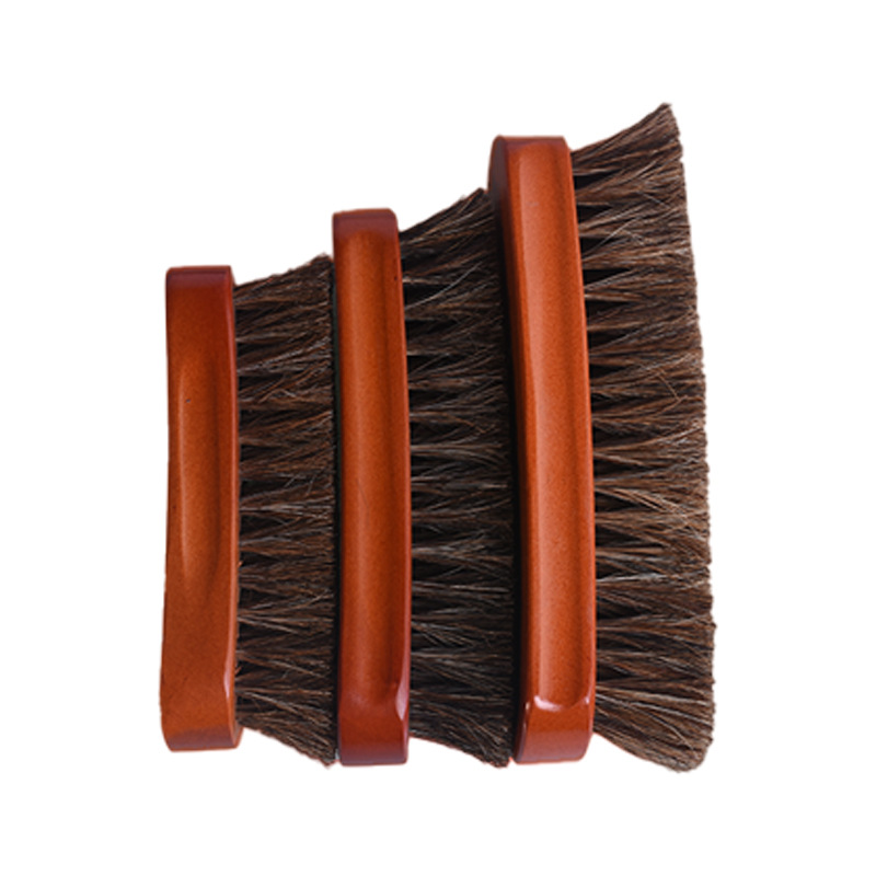 Nuevo interior transfronterizo limpio caballo cepillo de tela para automóvil cepillo de limpieza de techo de piel de asiento herramienta de cepillo de limpieza de pelo largo