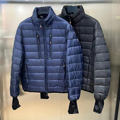 高版本蒙家25ss冬季立领男士白鸭绒百搭休闲保暖羽绒服夹克外套