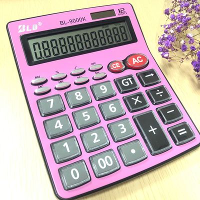 工厂快速定制BL9000k宝利达热销款太阳能礼品办公计算器|ms