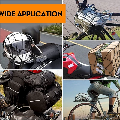 Car Roof Luggage Net Off-Road Vehicle Truck Bed Net 140*100cm Elastic Luggage Tie-Down Net Belt Can Be Customized (Trailer rope/net/strap)