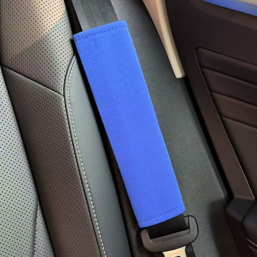 Protector de Hombro para Cinturón de Seguridad de Auto Alargado de Poliéster Suave Cuatro Estaciones