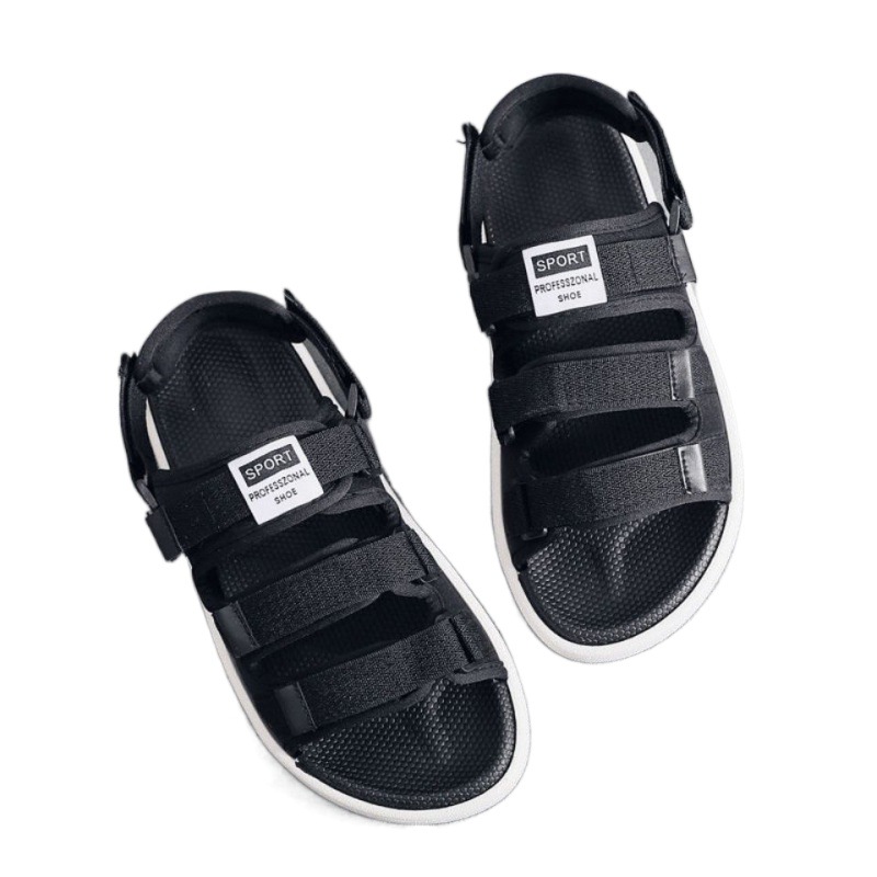 샌들 남성 여름 해변 신발 이중 목적 미끄럼 방지 외부 착용 2023 새로운 유행 맞춤형 캐주얼 커플 슬리퍼 남성