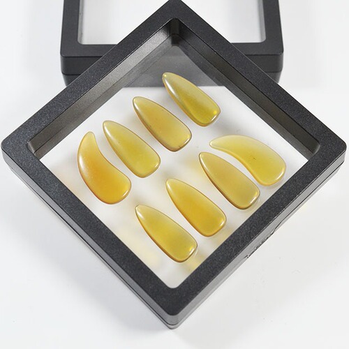 Source manufacturer wholesale horn guzheng nails double arc groove special guzheng armor for performance examination