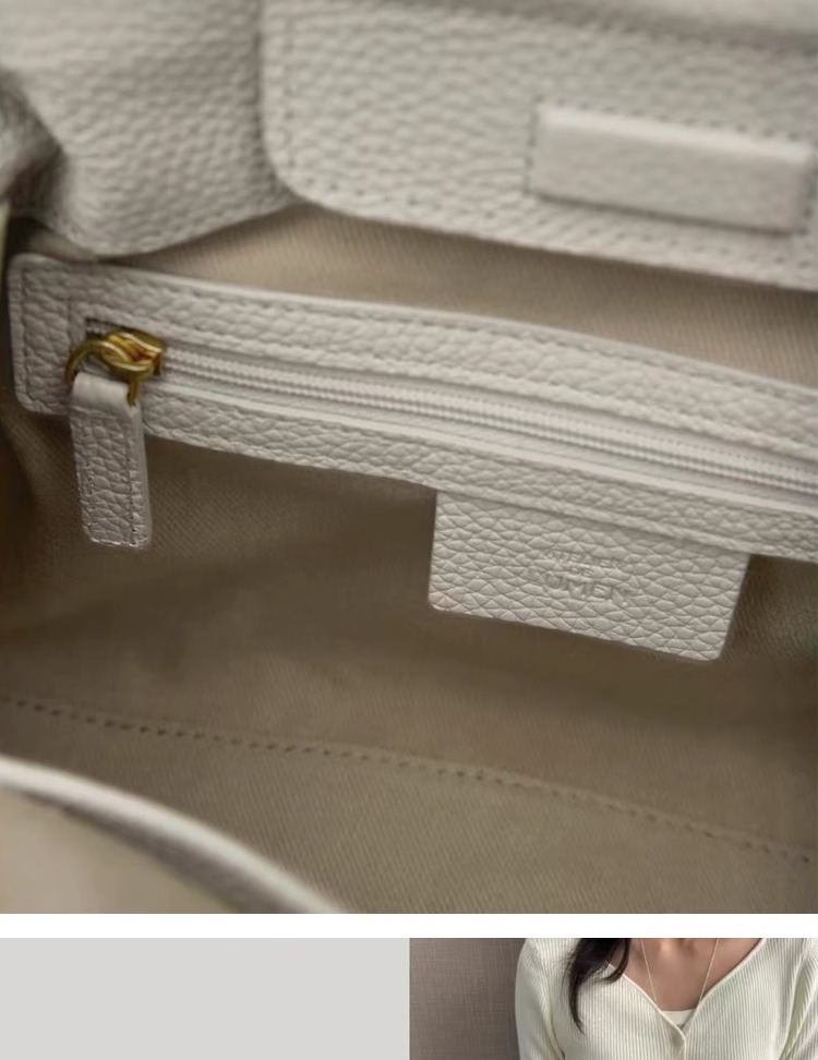 Top-grain cowhide large-capacity genuine leather handbag for women, 2025 new autumn and winter, a unique and high-end Boston pillow bag undefined