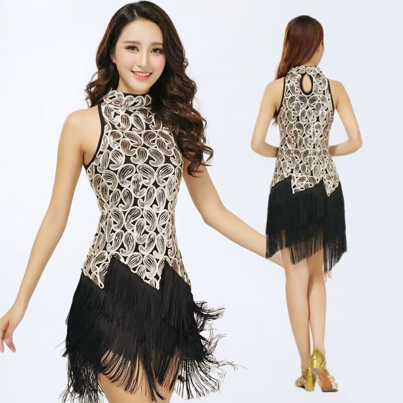 2026 Foreign Trade Gatsby Clothing 1920S Retro Tassel Dress Sequin Handmade Latin Ball Gown Strap Dress 2026 Foreign Trade Gatsby Clothing 1920S Retro Tassel Dress Sequin Handmade Latin Ball Gown Strap Dress