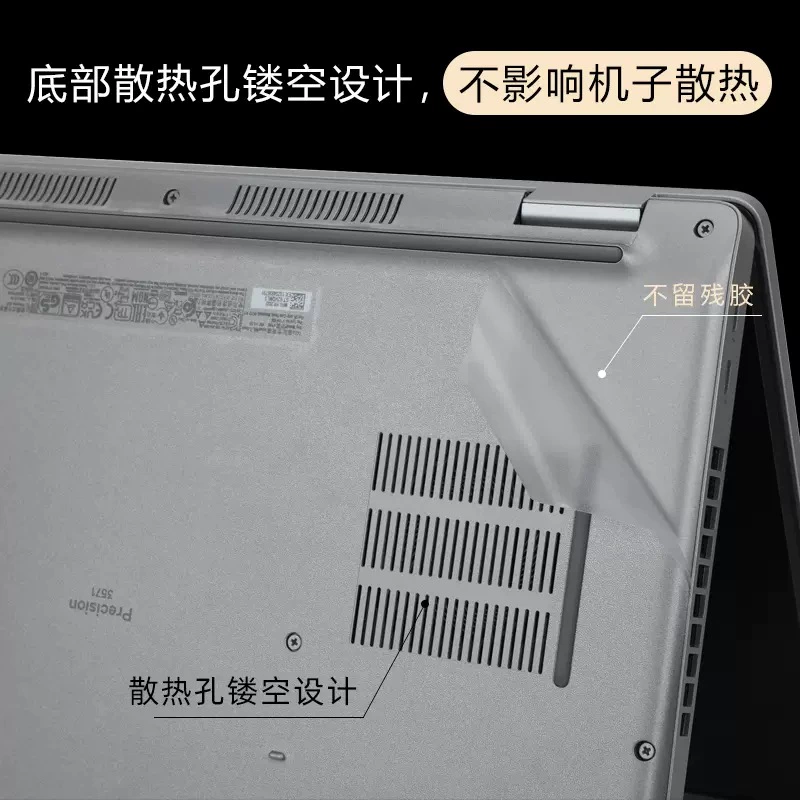 Защитная плёнка для Dell Precision 3571, плёнка для корпуса P104F, 15.6 дюйма, для мобильной рабочей станции, с отделением для пера