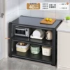 [Length 40 Width 30 Height 80—3 floors] Black kitchen countertop expansion
