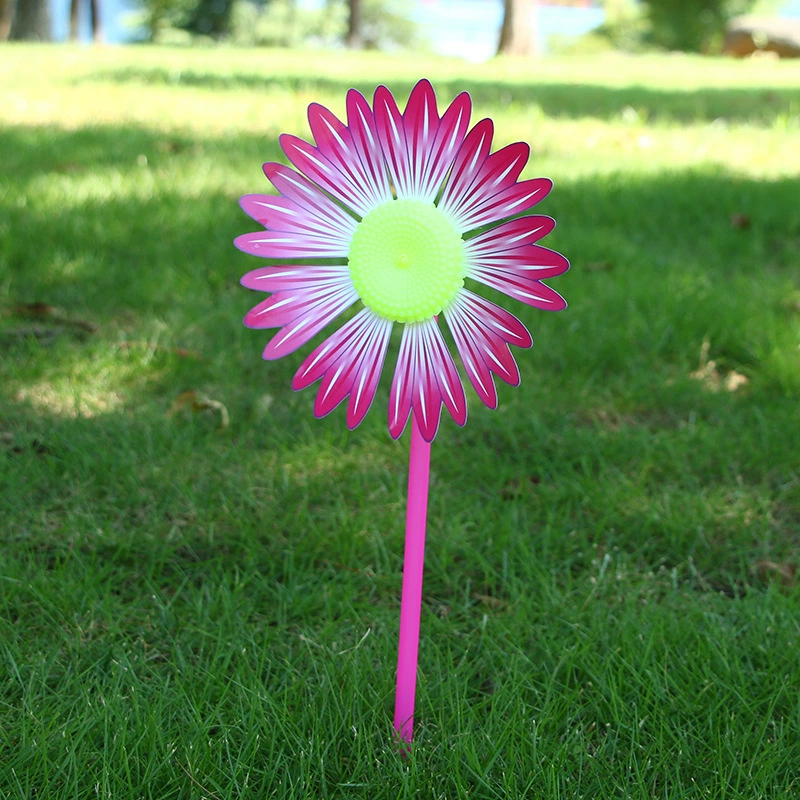 Children's traditional toys Creative Sunflower Plastic Diveded Windwriting Hot Sales Sales Scanning Code Gift Gift