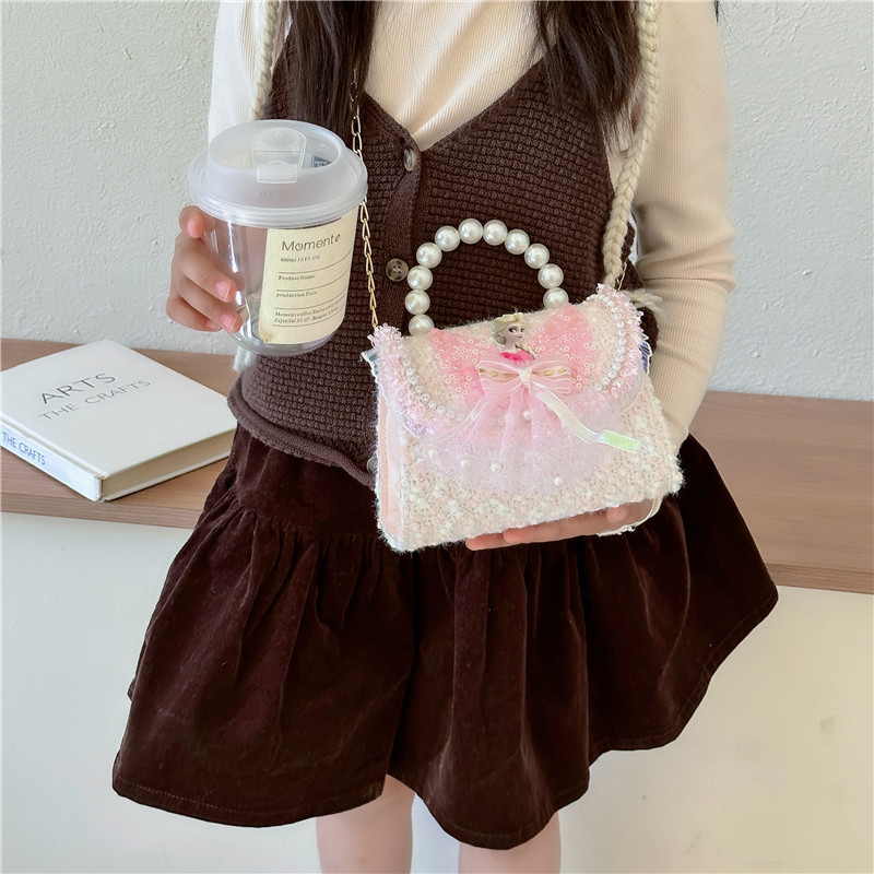 Nuevo bolso infantil, bolso de moda, bolso de princesa, bolso de niña encantador, bolso de mochila para bebés en línea, popularidad