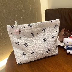 国境を越えた蝶ネクタイ化粧バッグ大容量ハンドバッグ洗面バッグ化粧品収納女子外出