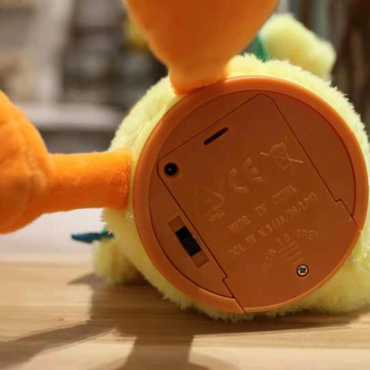 Douyin same style repeat reading duck online celebrity toy sand carving repeat reading duck singing plush electric doll tongue learning duck