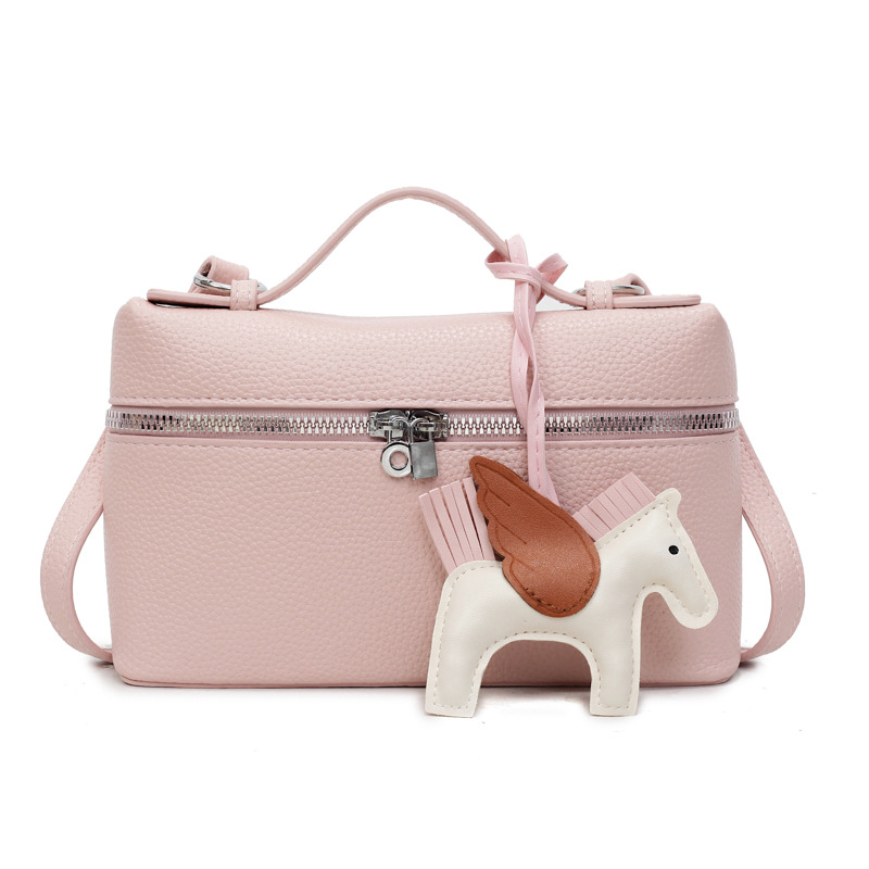 Coreana alta sensación bolso de mano pequeño bolso cuadrado para mujeres 2026 nueva moda estilo exterior ocio bolso de hombro