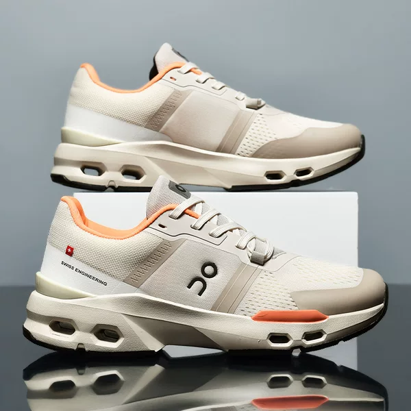 Cross-Border Foreign Trade 2026 New Four-Season Men's Sports Shoes Shock-Absorbing Rebound Cushioning Casual Shoes Wish Men's Running Shoes