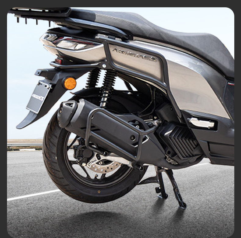 Suitable for Xin Da Zhou Honda Ns150Es Bumper Exhaust Bar Anti-Fall Bar Front and Rear Bar Scooter Modification Accessories