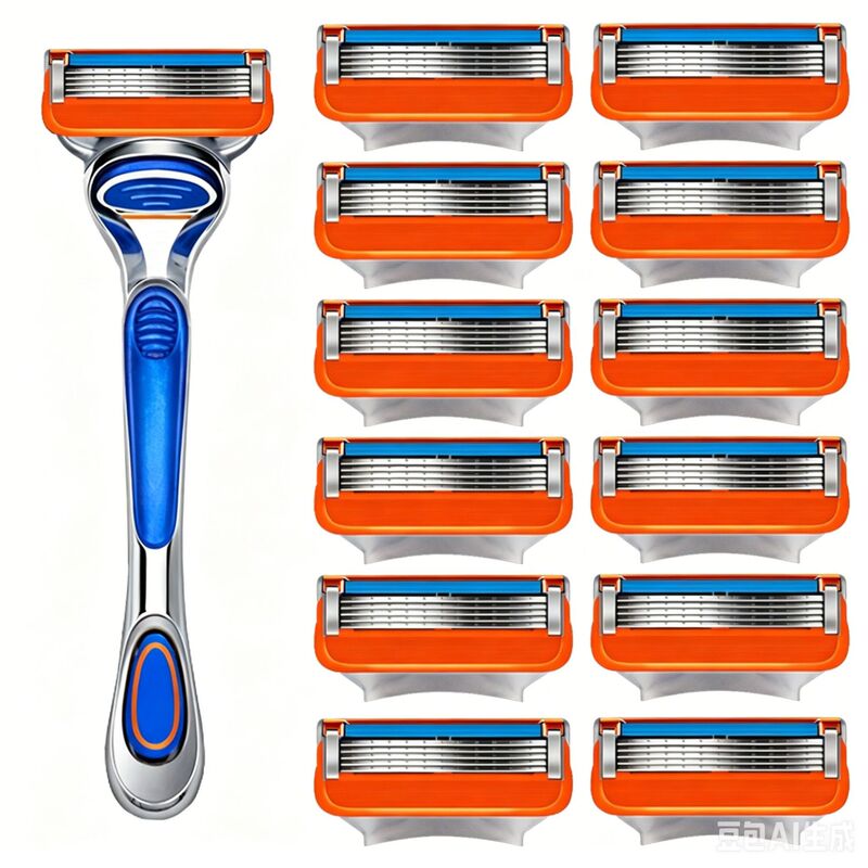 【Premium Selection】Manual Razor Replacement Blades Five-Layer Classic 5-Blade Men's Manual Shaving Razor