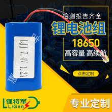 廠家供應18650鋰電池組2S1P鋰電池組加板加線筆記本電腦鋰電池組